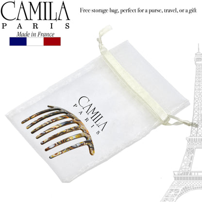 Camila Paris CP3186 strong hold non slip hair accessory top perspective view