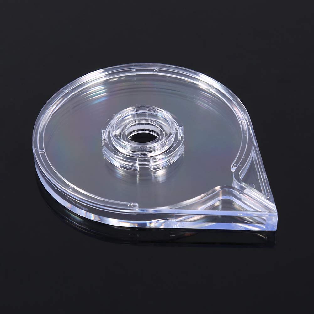 Clear plastic nail art tape rollers for manicure organization