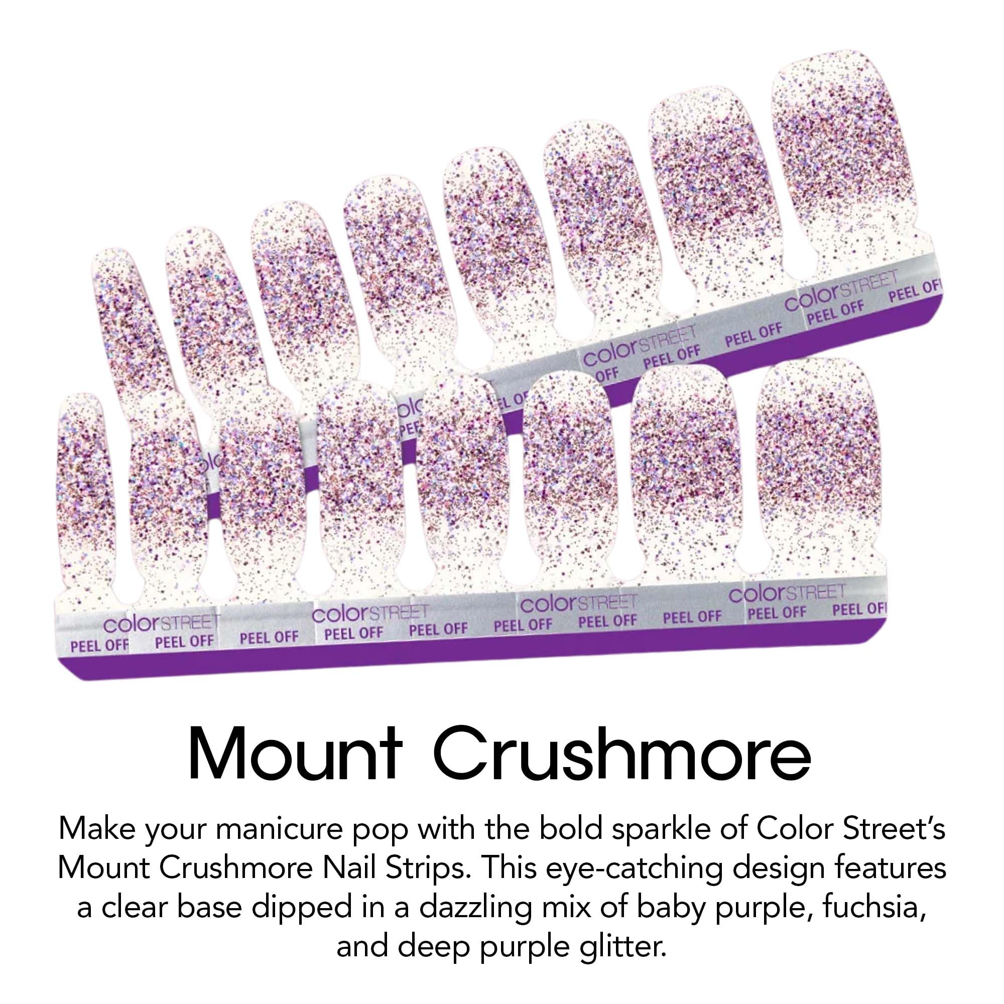 Color Street Mount Crushmore nail strips set of 16 strips