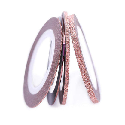 Assorted widths of DIY nail art striping tape