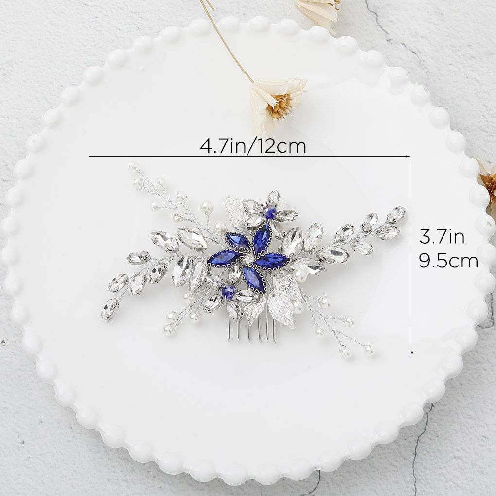 Olbye hair accessory worn in a bridal updo