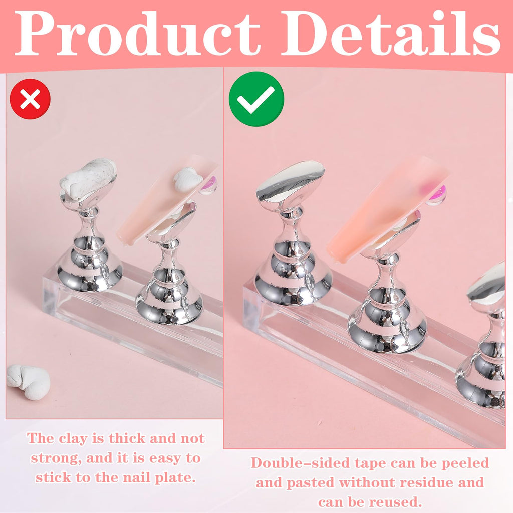 Close-up of ultra-thin clear waterproof nail art mounting tape