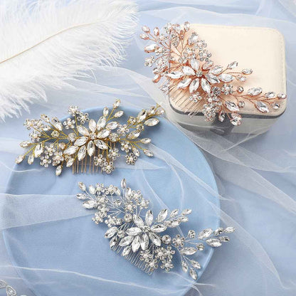 Catery hair comb silver teeth for secure hold