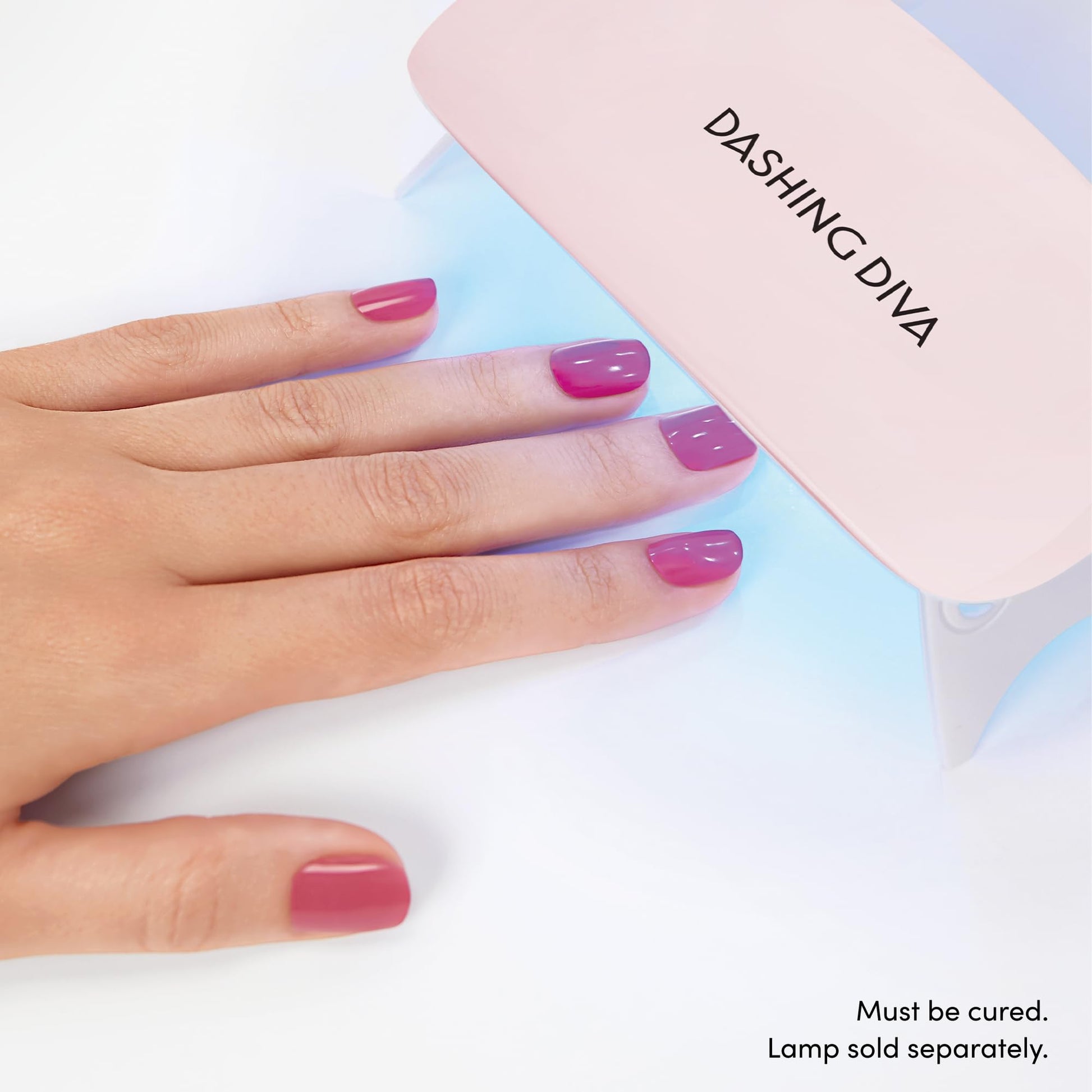 Authentic USA imported Dashing Diva pedicure box inside view