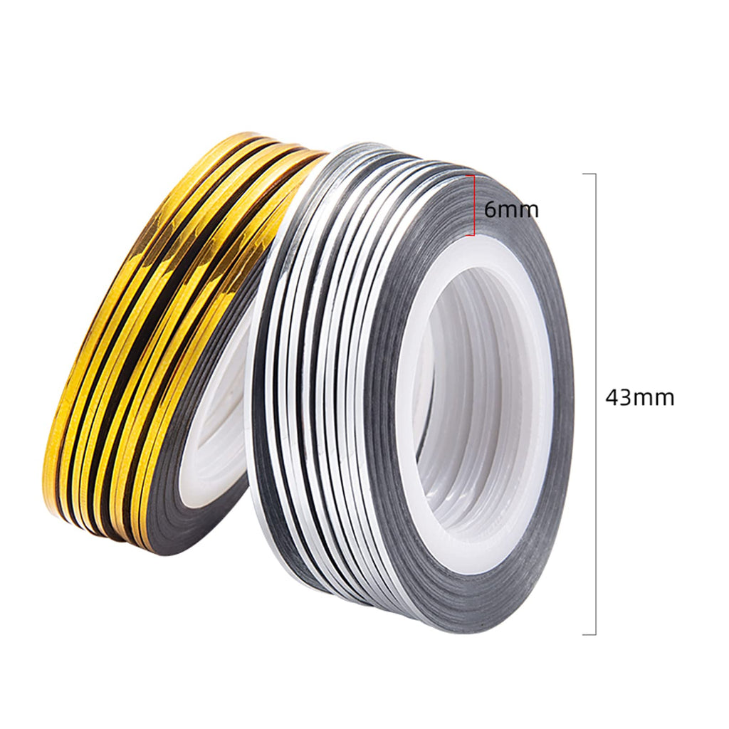 Vonrui 1 millimeter nail pinstripe tape set
