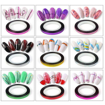 Two nail tape dispensers included in the Myubwtf set