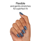 Color Street double ended nail strips close up texture