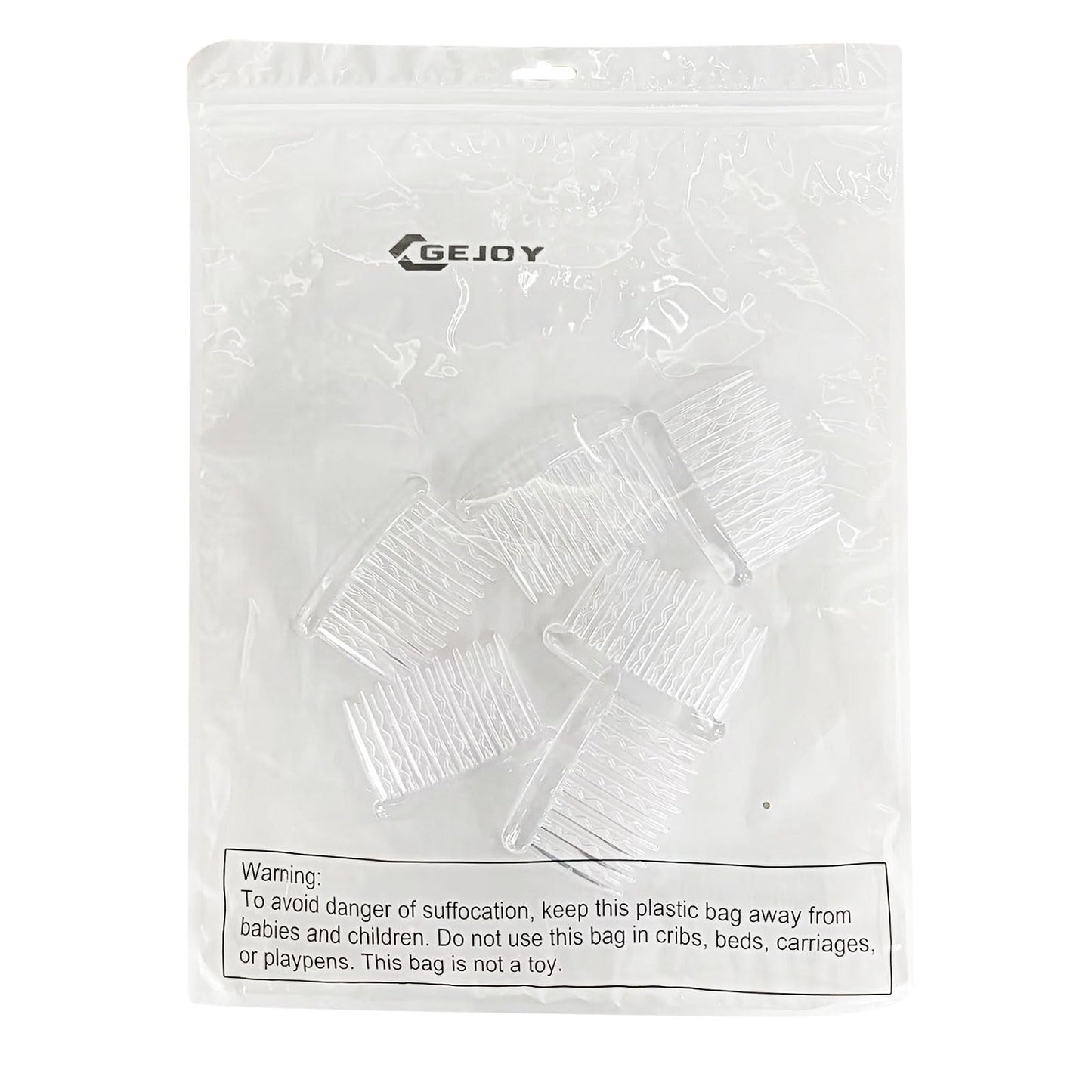 Gejoy hair accessory set with straight and wavy teeth design