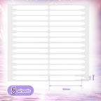 Bnf adhesive mounting tape sheets displayed flat on a surface