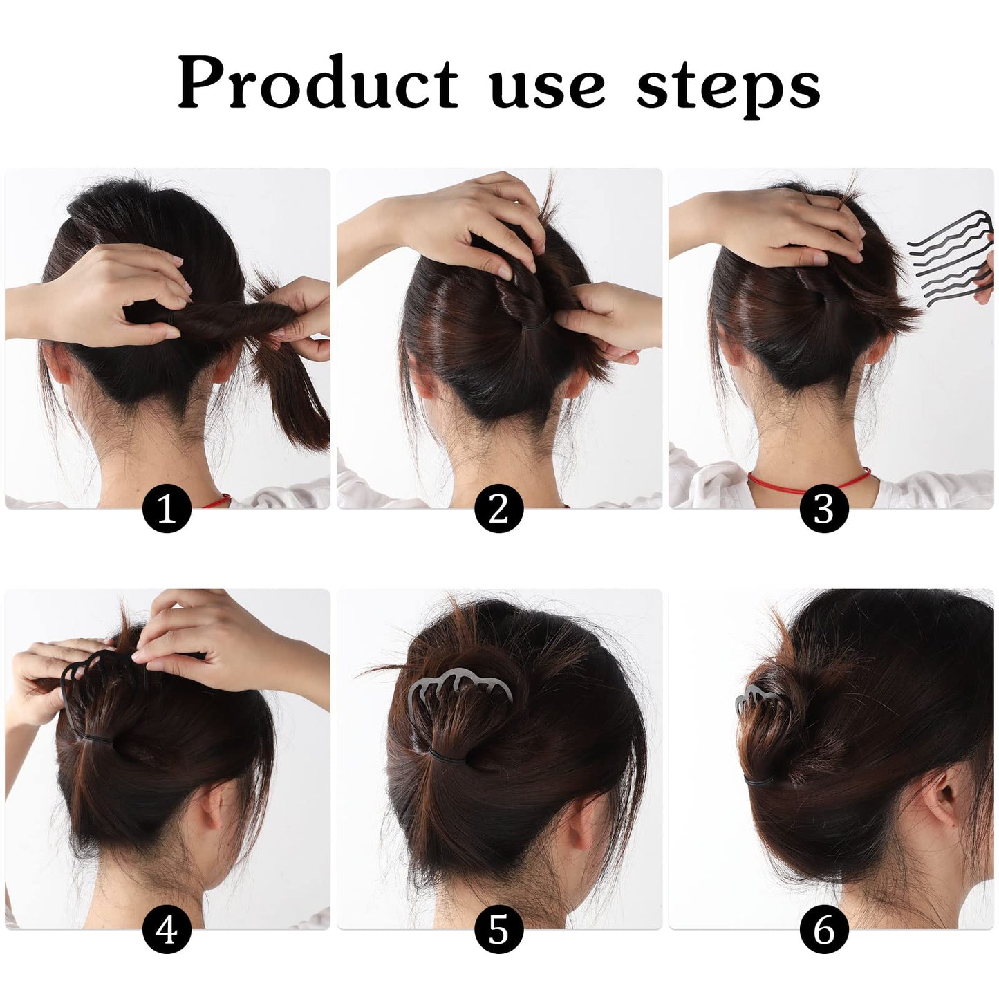Besarme premium hair styling combs showing the smooth black coating and high-quality alloy material.