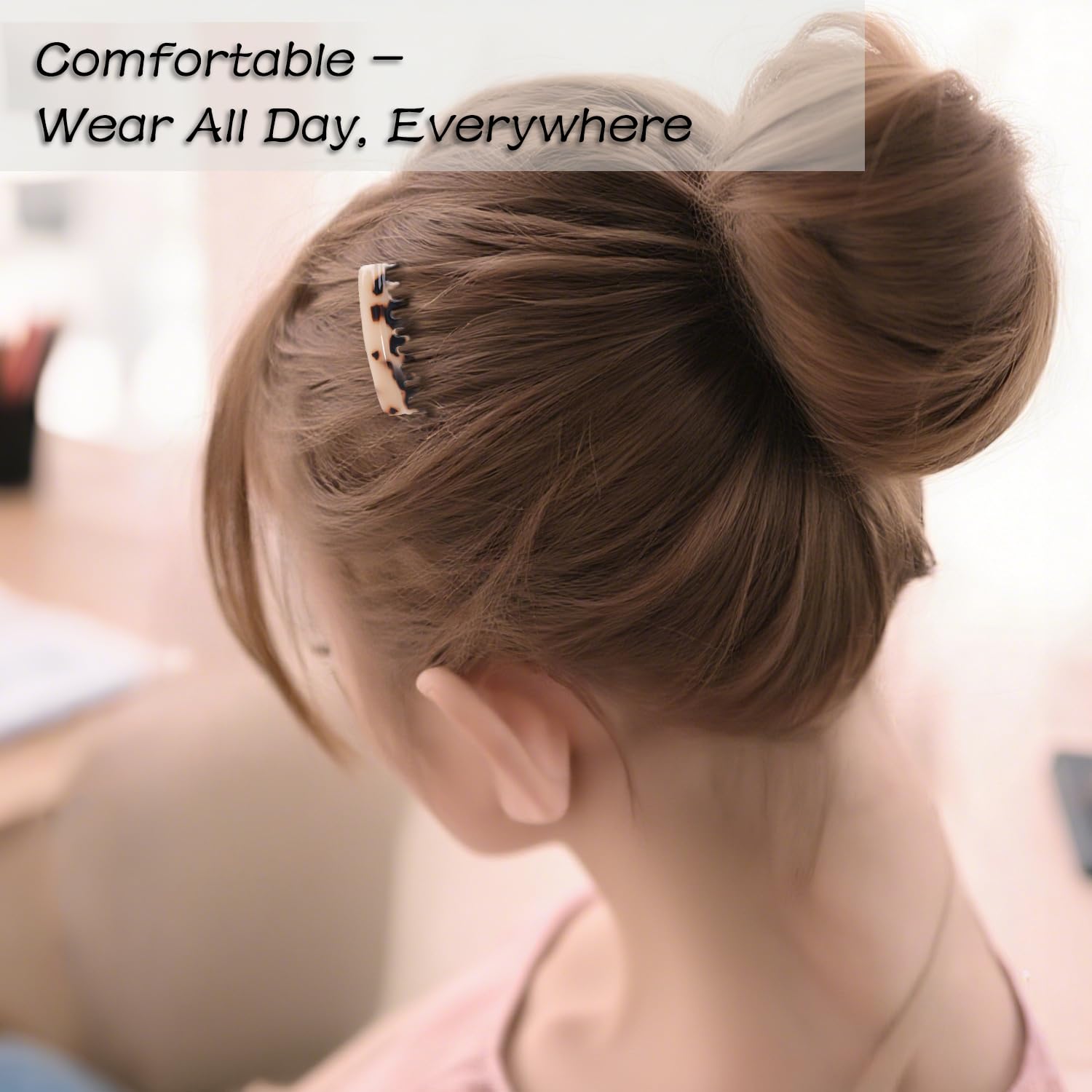 Groqrsn cellulose acetate hair accessories for elegant french twist styling