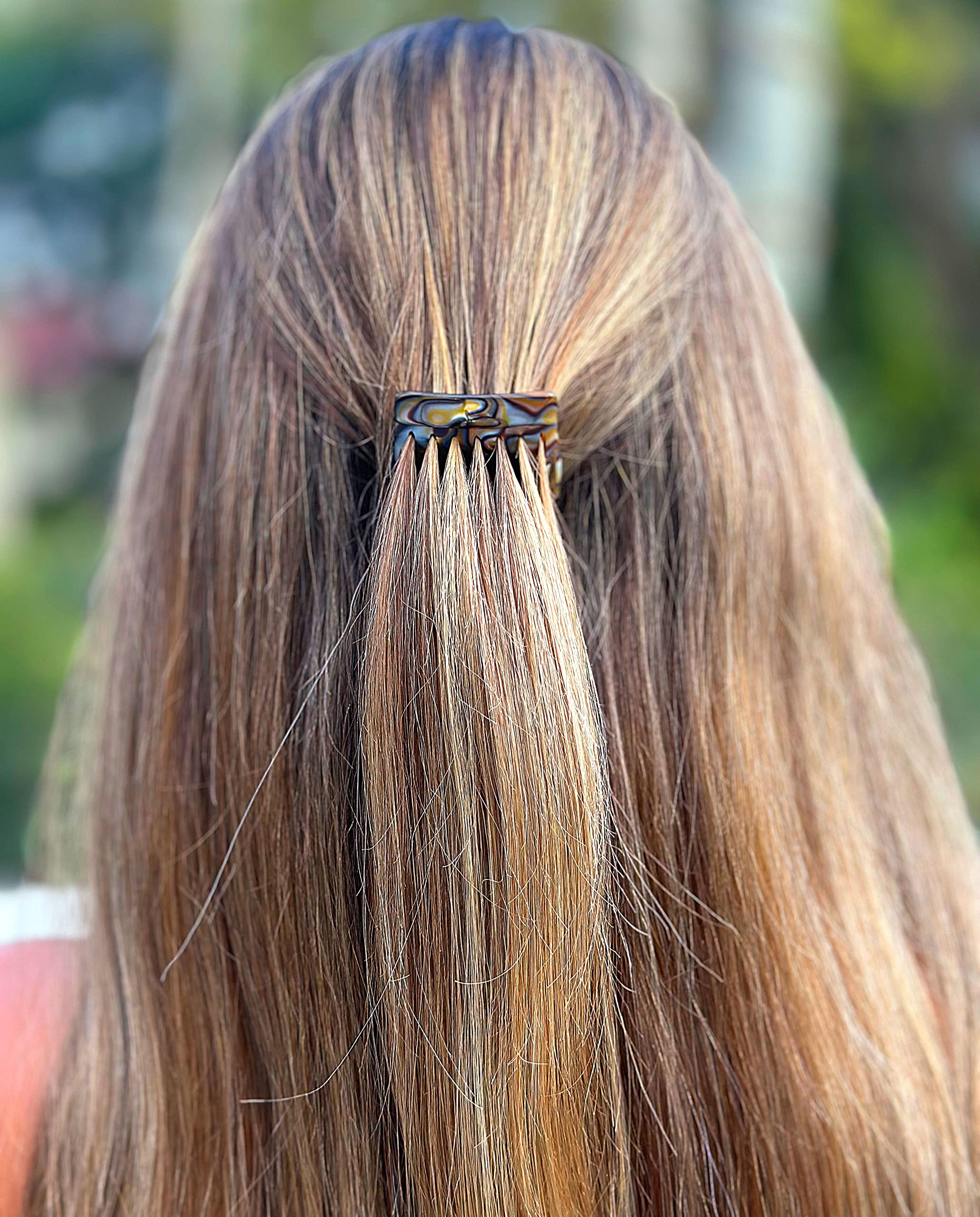 Small 1.5 inch French hair comb for elegant updo styling