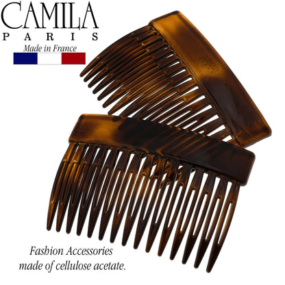 Camila Paris premium cellulose acetate hair clips for women bun styling
