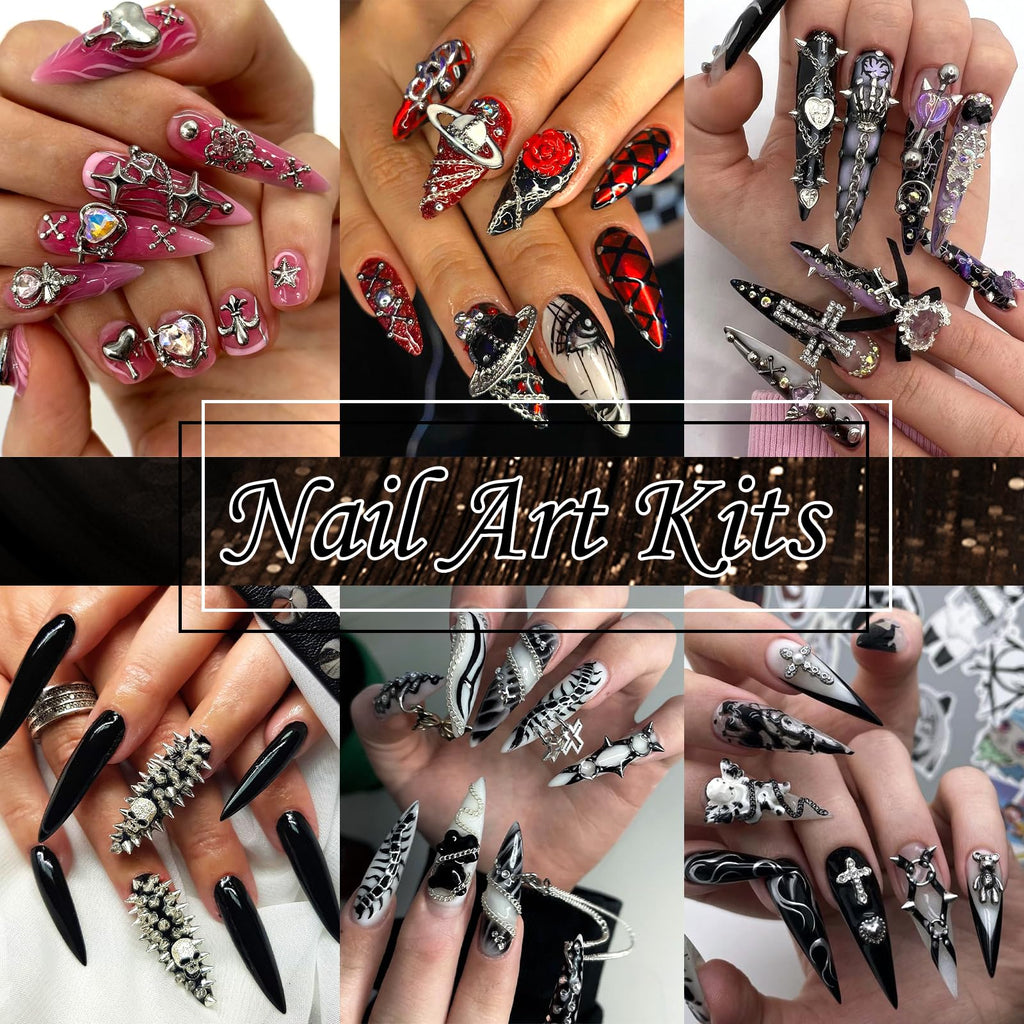 Complete components layout of YAEism nail art decoration set