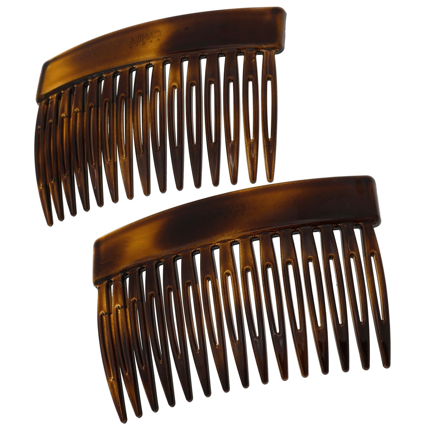 Lightweight non slip French hair side comb packaging and detailed teeth finish