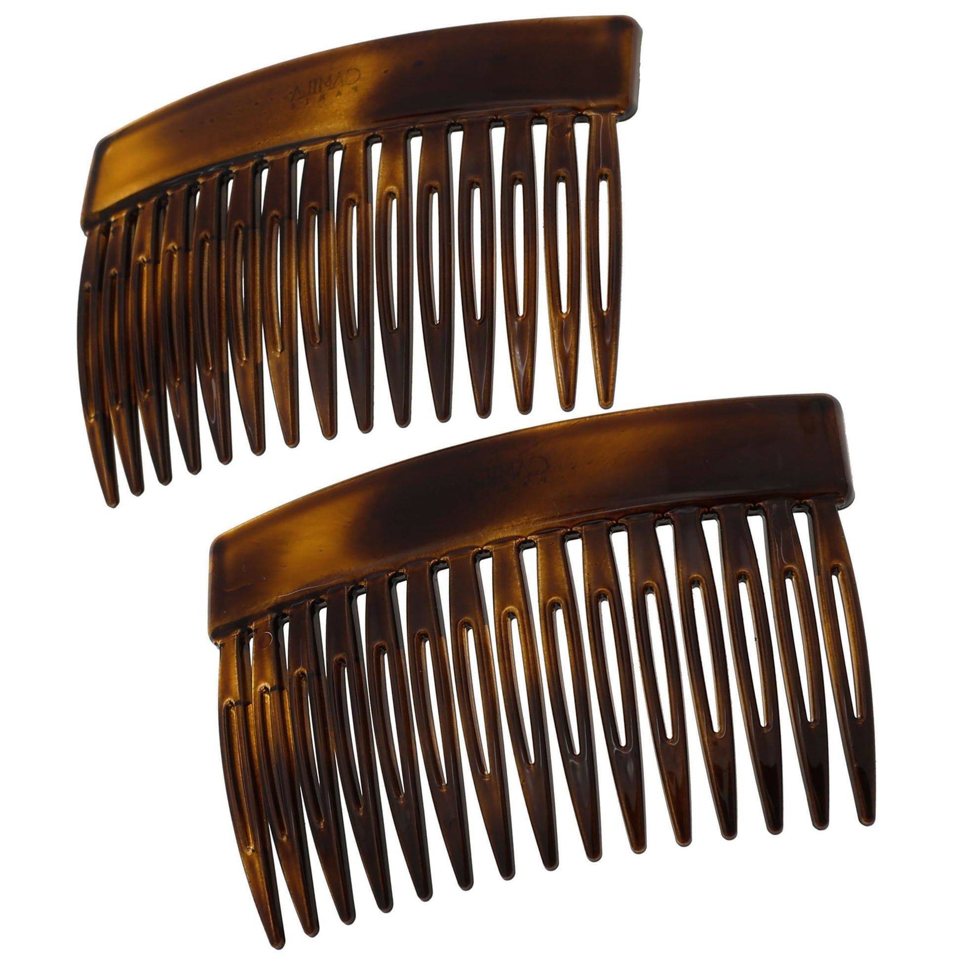 Lightweight non slip French hair side comb packaging and detailed teeth finish