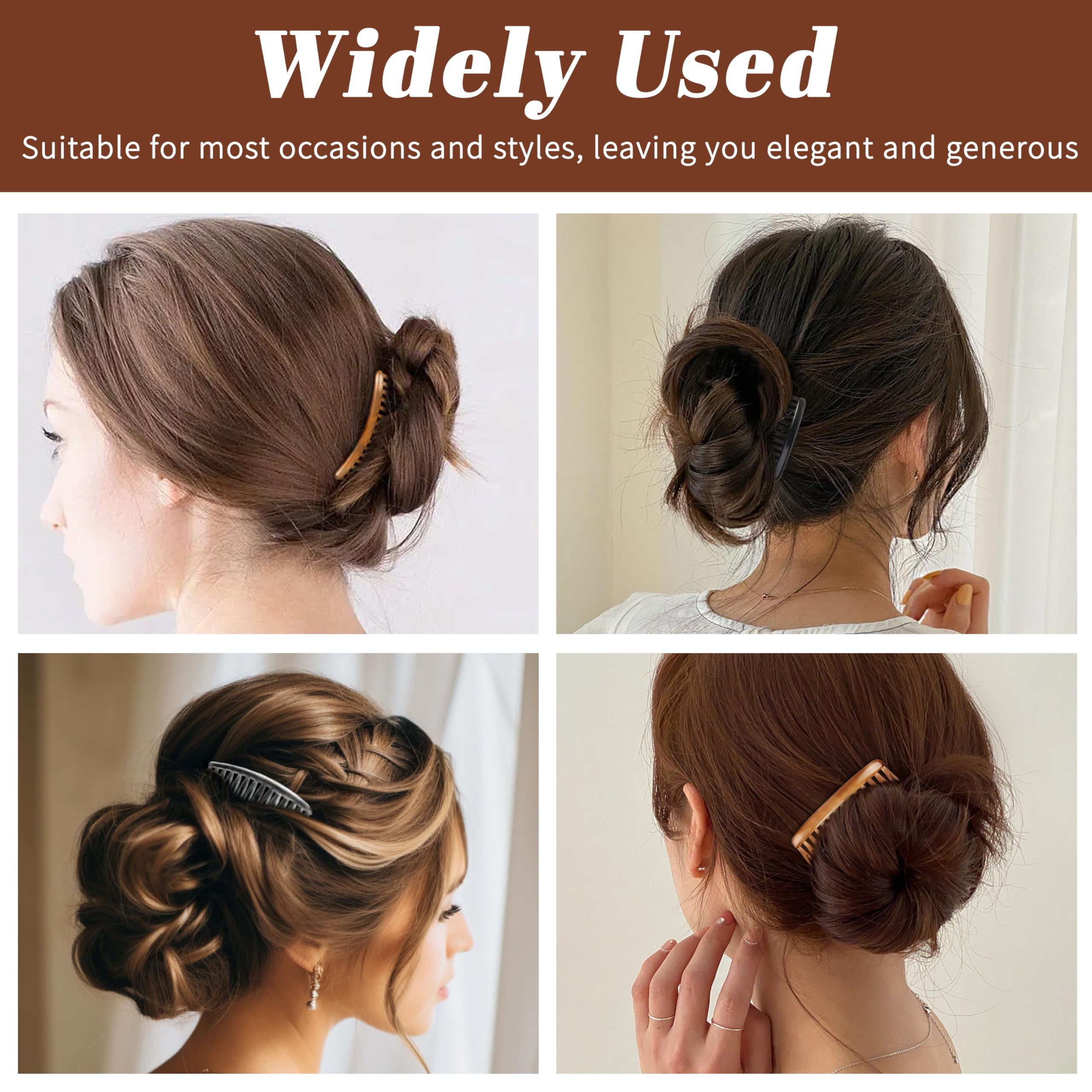 TaShow premium hair accessories for women styled in a secure French twist updo