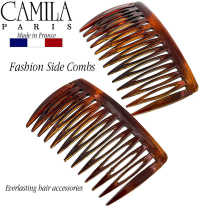 Camila Paris AD825/2 small hair side comb detail