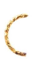 Elegant gold shell slider studs and metallic manicure accessories arranged by size and shape options.