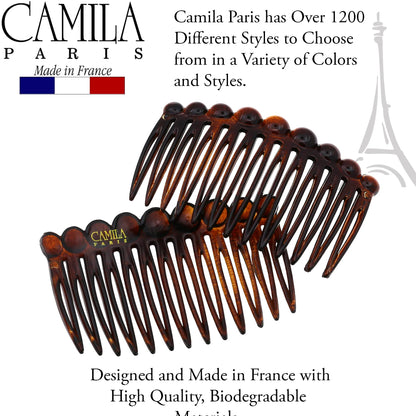 Camila Paris French hair combs for up-do styling