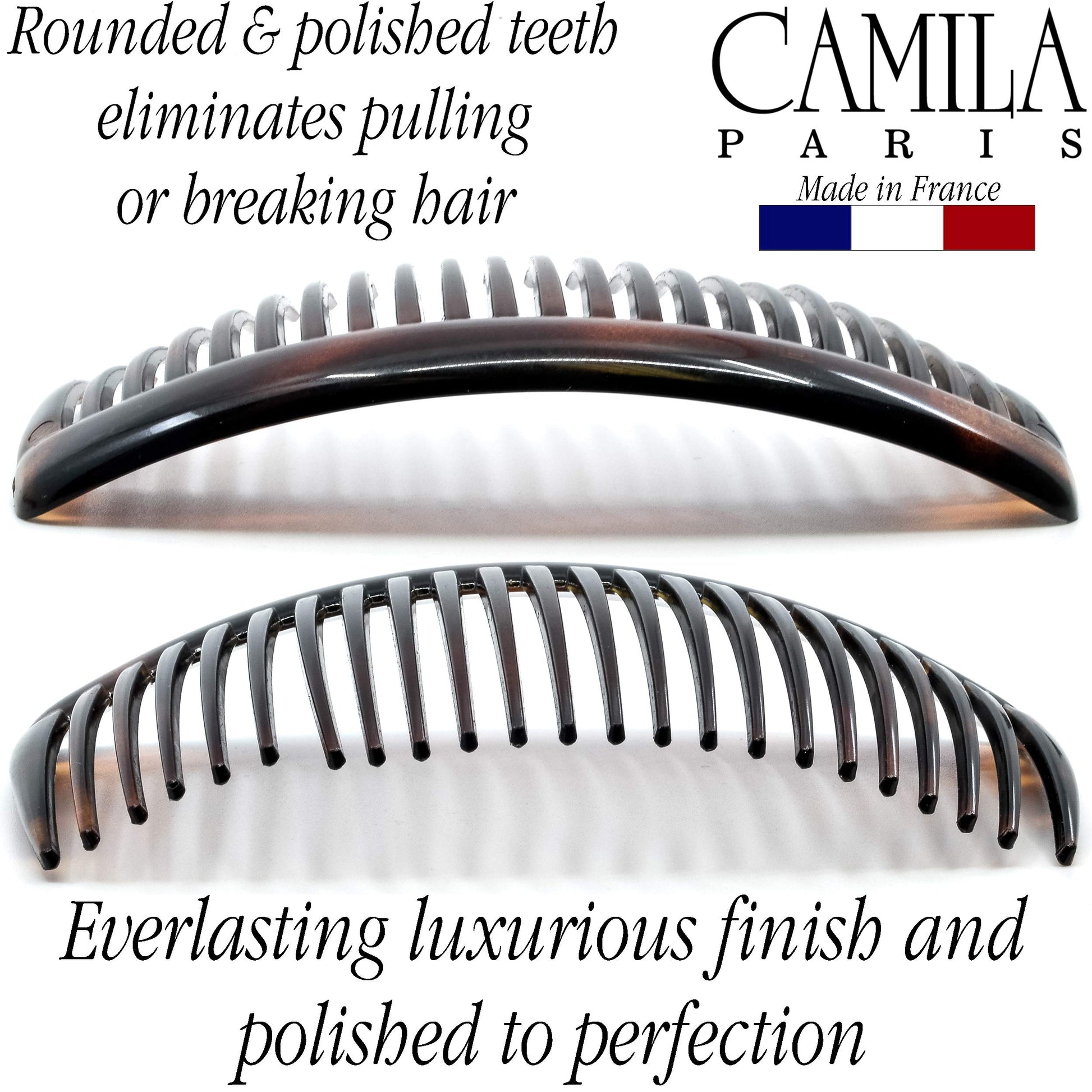 Camila Paris hair comb for up-do styling