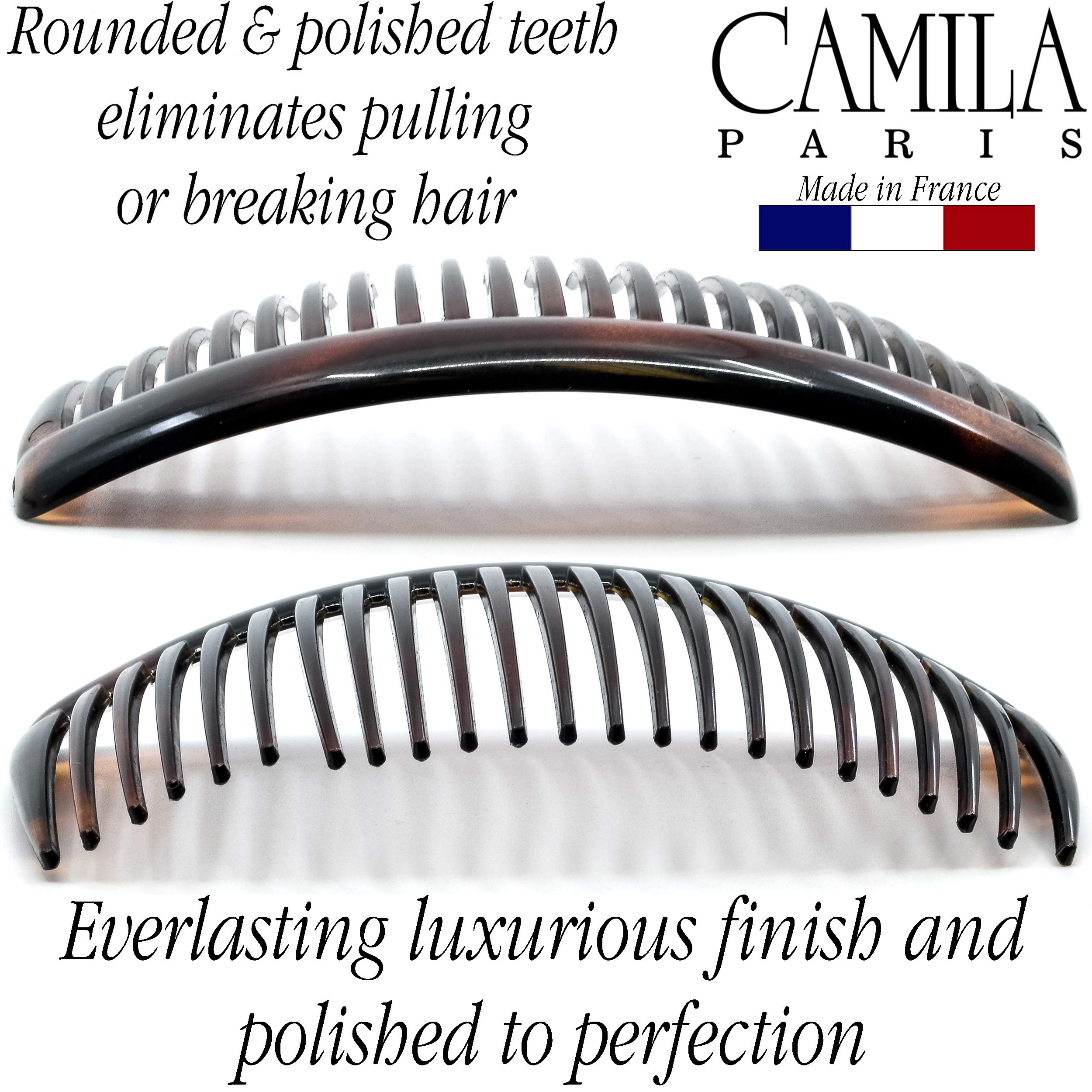 Camila Paris hair comb for up-do styling
