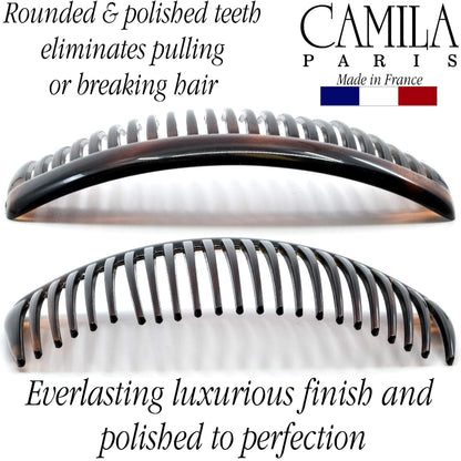 Camila Paris hair comb for up-do styling