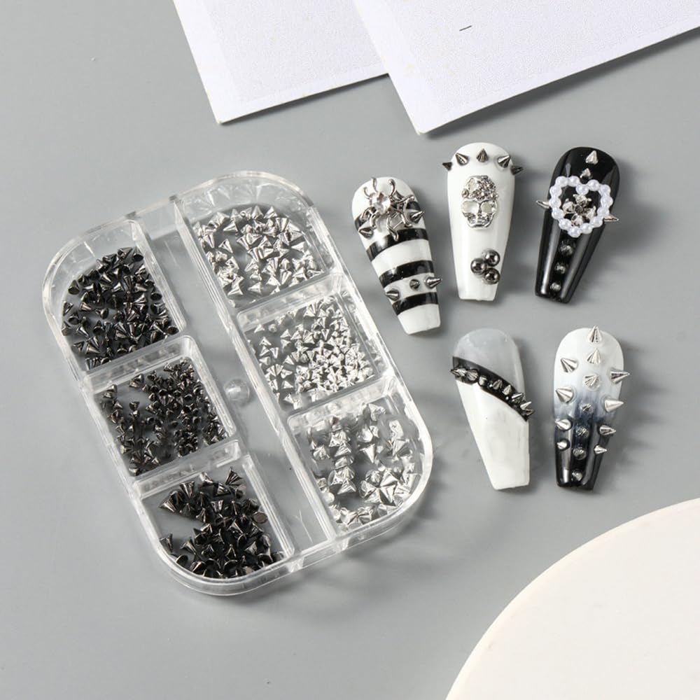 Flat back design of Jaliya metal nail charms