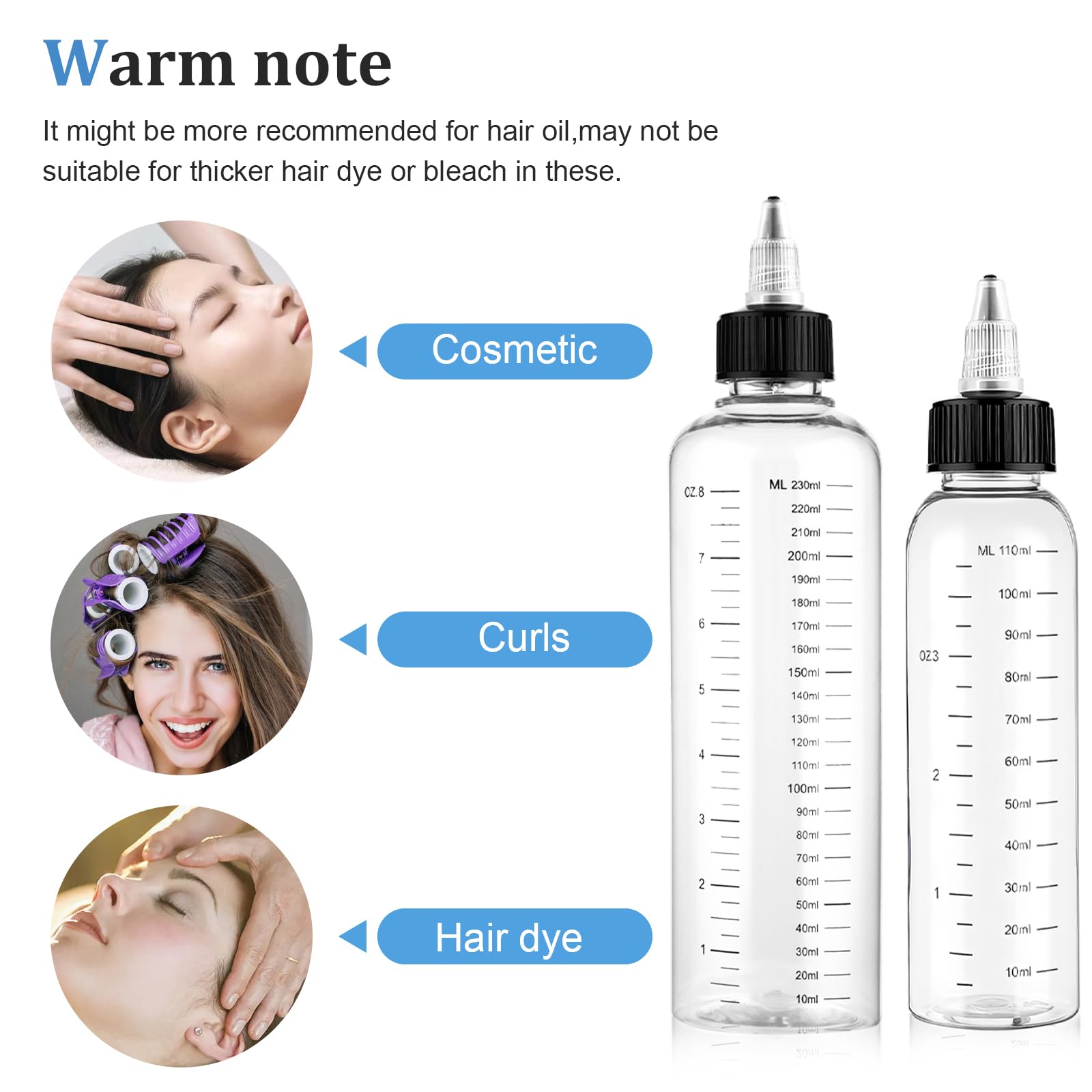 SynHHergyx salon quality hair dye applicator pack being squeezed gently to demonstrate the flexible material composition.