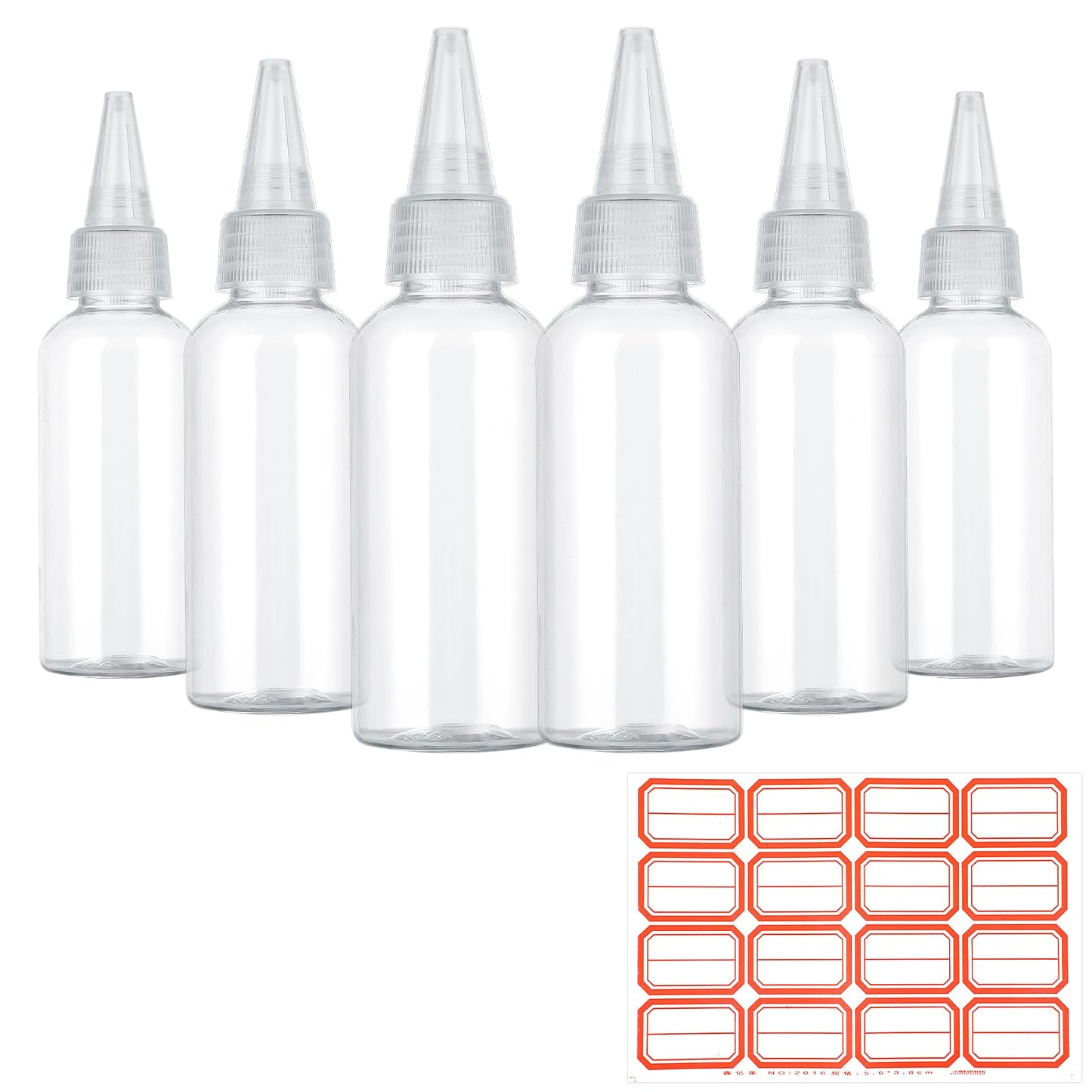 BPA free plastic applicator bottles with fine tip caps illustrating easy root penetration for hair oiling routines