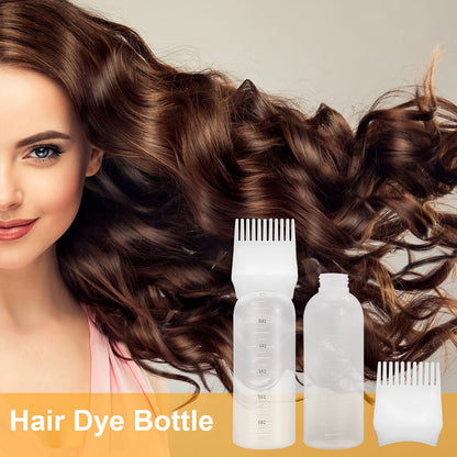 ONLYFU professional scalp treatment bottle set showing the durable eco friendly plastic material overview
