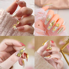 Rotatable compartmental storage wheel holding nail art decorations