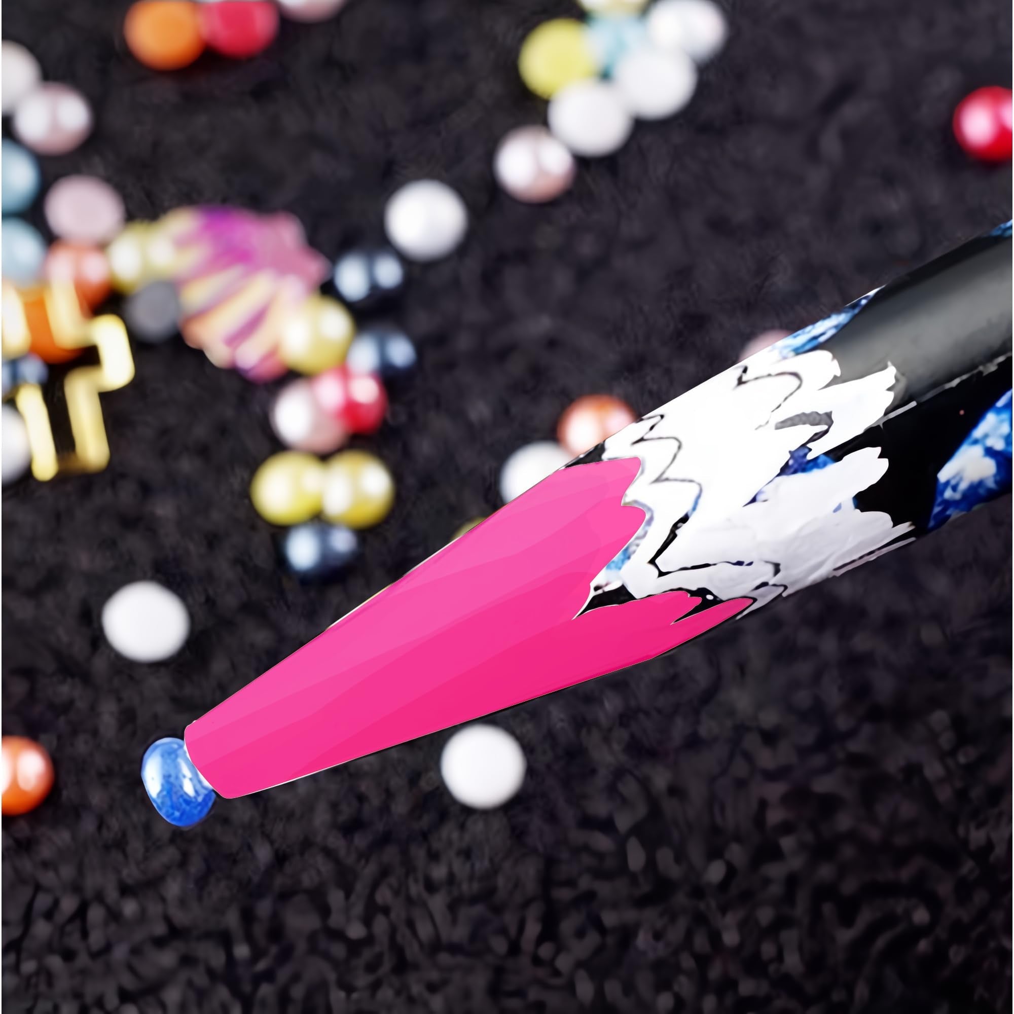 JacobsParts diamond painting and kundan setting helper tool set on craft background.