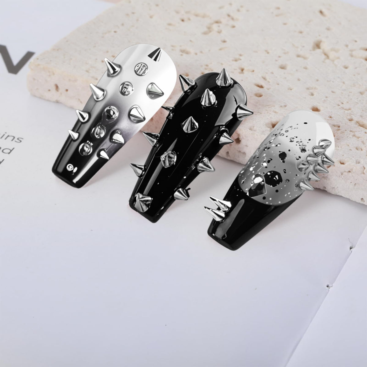 Alternative angle of Tatiwoo gothic nail art decoration kit