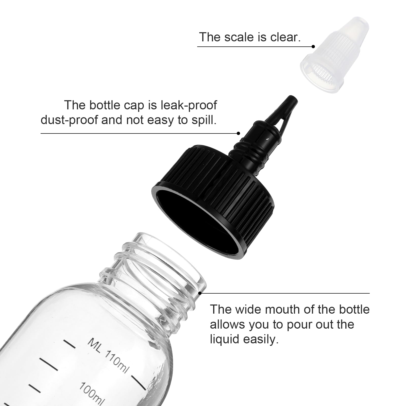 SynHHergyx squeeze applicator bottle showing the fine tip nozzle precision detail for targeted root oiling