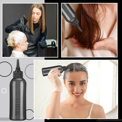 ProSuites plastic hair root applicator showing the anti leak tip cap securely fastened to protect the liquid solution.