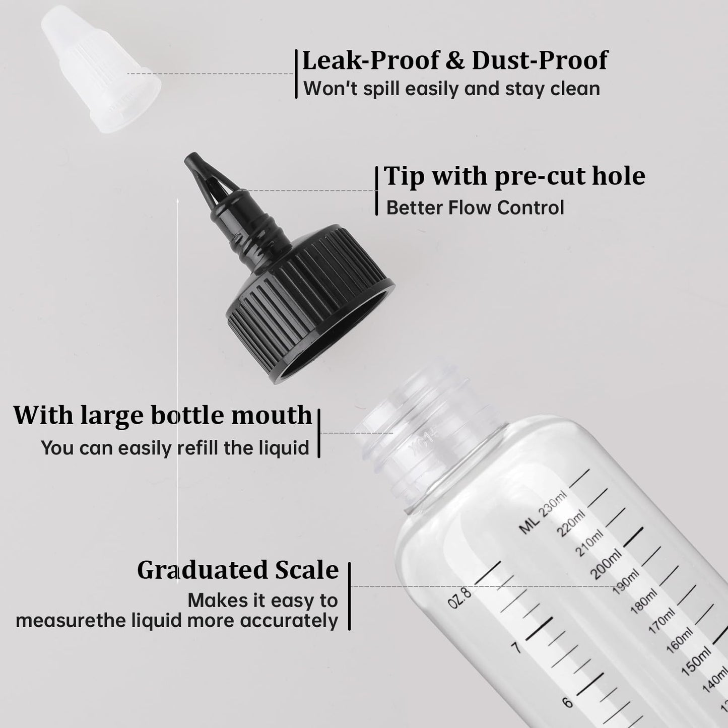 Segbeauty twist top cap design demonstrating flow control mechanism for liquid hair treatments.