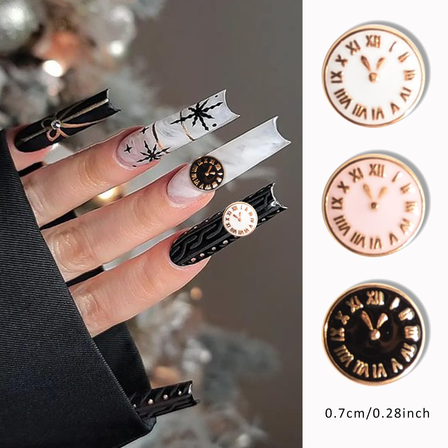 Vintage style nail art accessories for DIY