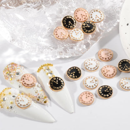 Qimyar pocket watch nail decorations on display