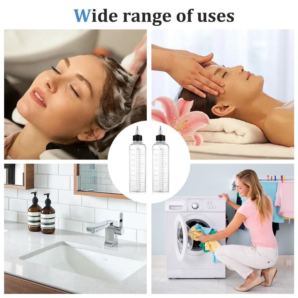 SynHHergyx professional salon hair dye and oil container set package contents.