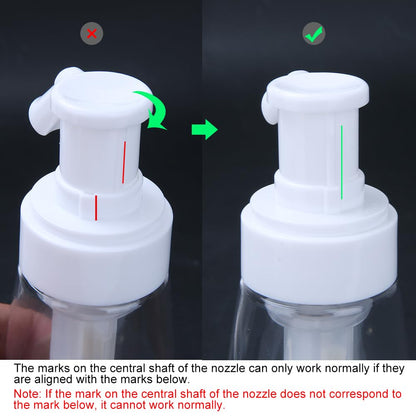 Generic travel cosmetics blower 140ml size overview showing clear plastic body