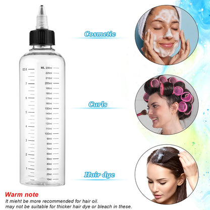 Hpmjz squeeze container showing the precise targeted application near the hair root area