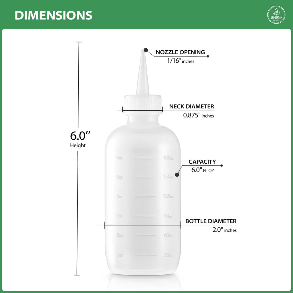Two pack of Bar5F translucent hair treatment bottles standing upright demonstrating the ergonomic squeezable design