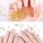 Beuniar gold nail charms for fingernails and toenails