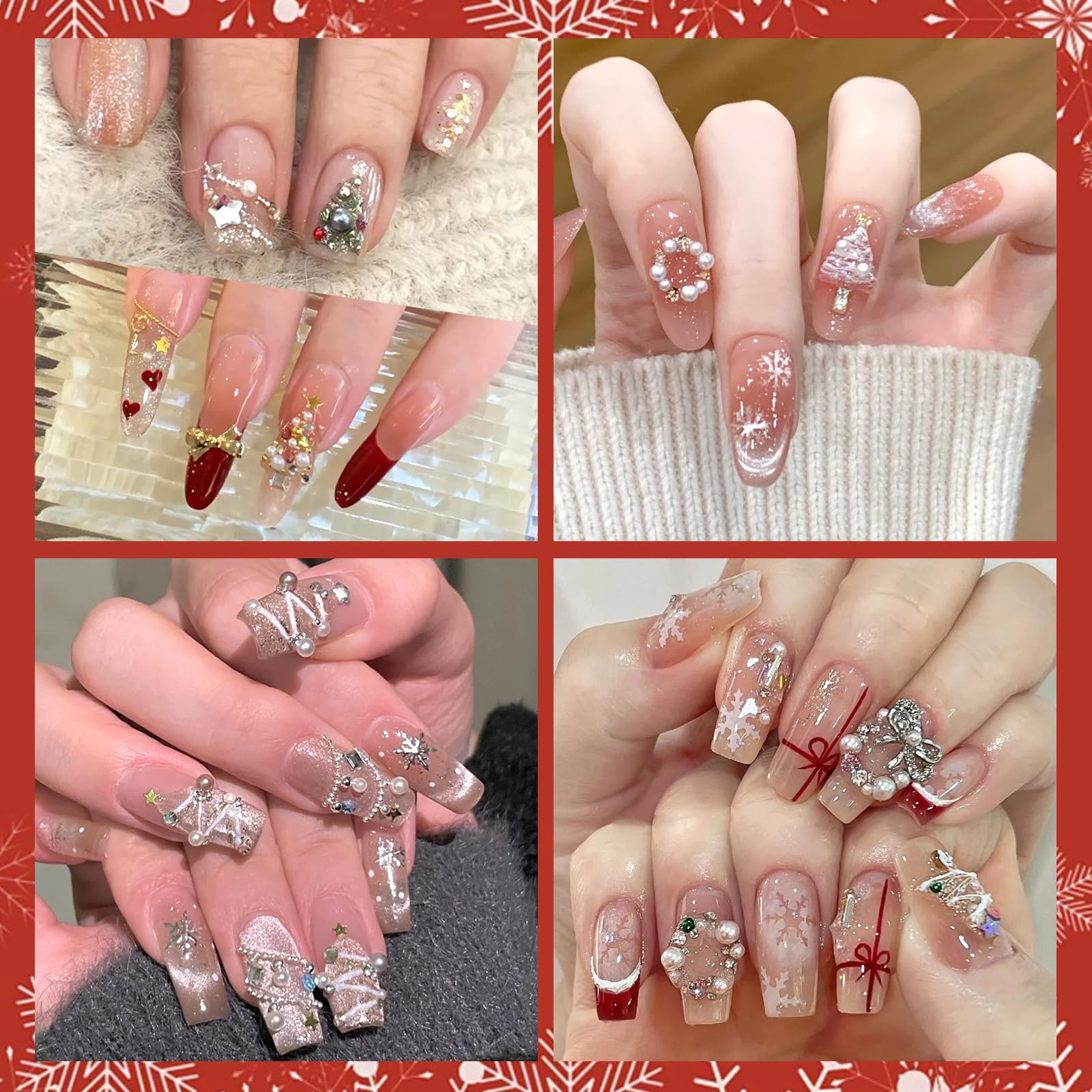 Premium micro metal caviar beads in silver and gold colors for detailed manicure styling