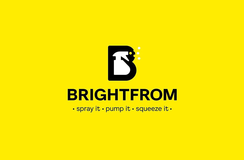 BRIGHTFROM premium imported two piece empty plastic bottle set for arts crafts and cosmetics