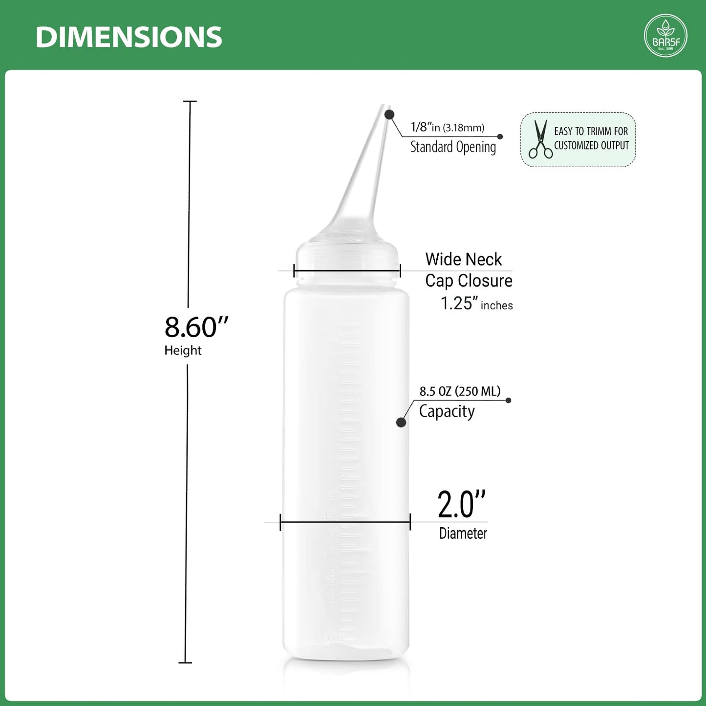 Bar5F applicator bottle showing secure leak-resistant cap