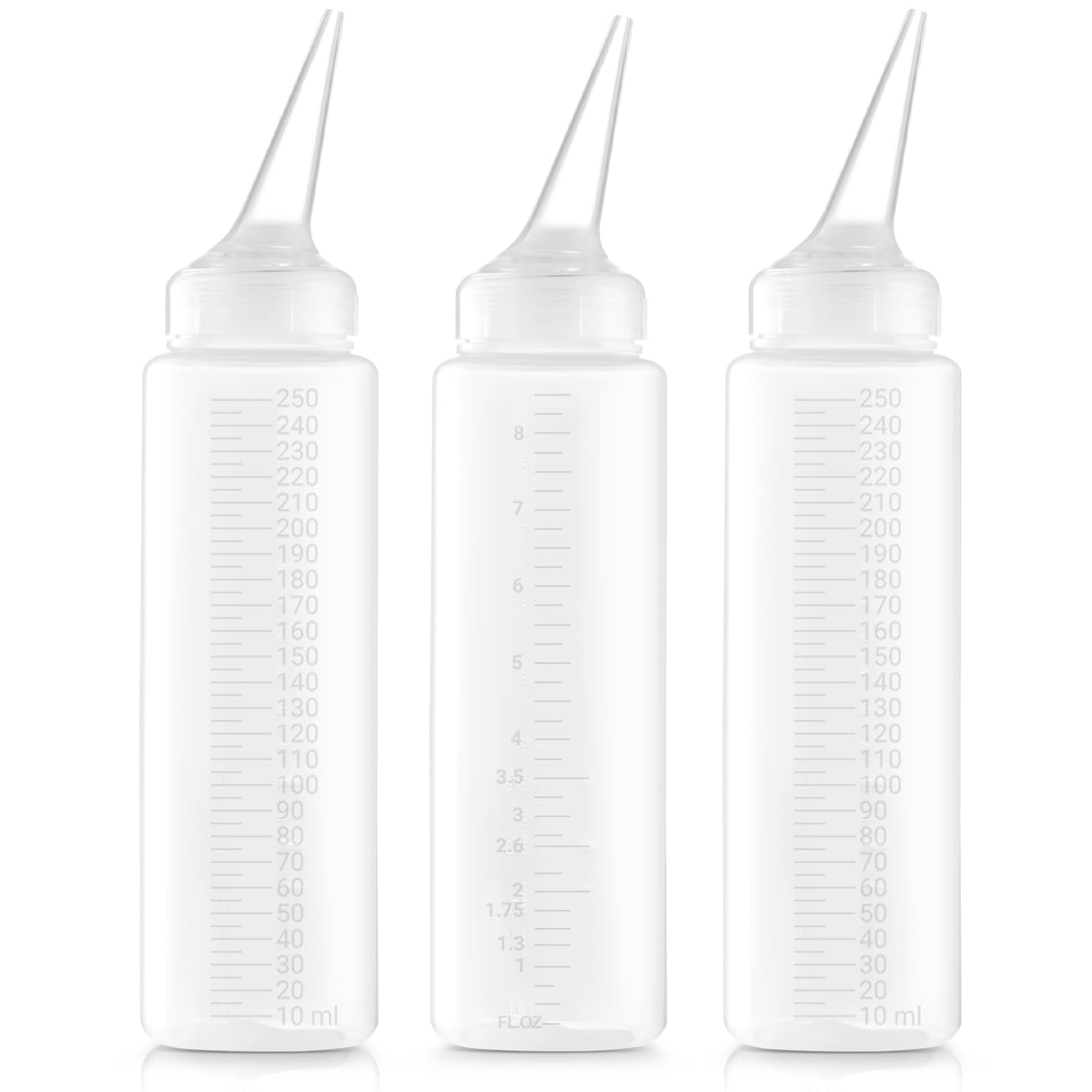 Detailed view of 8.5 Fluid Ounce hair applicator bottle