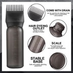 Squeeze hair dye bottle showcasing the graduated measurement scale markings clearly