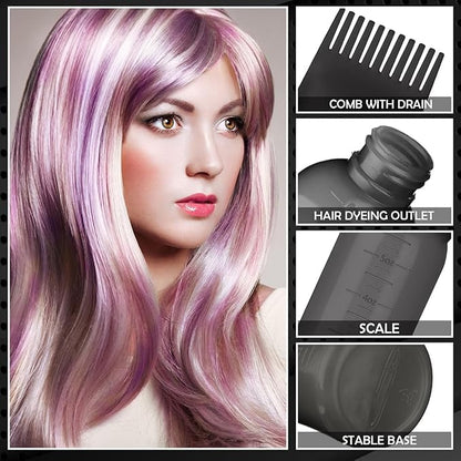 Ergonomic black trigger mechanism of the continuous fine mist water sprayer for salon hairdressing.